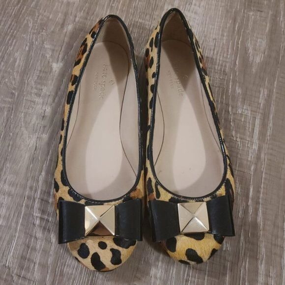 Kate Spade Tula Ballerina Leopard‎ Print Flats - Picture 1 of 10